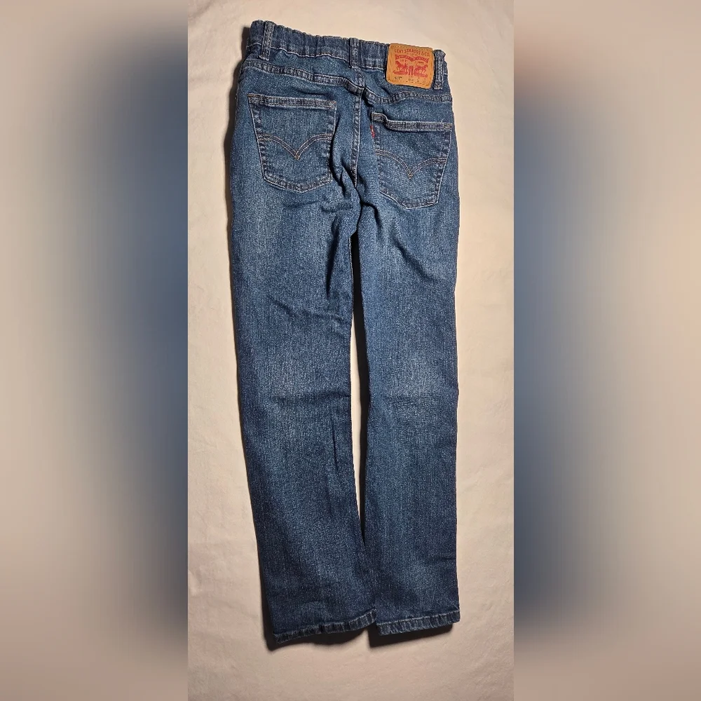 Levi's 511 Slim Boys Blue Jeans Size 12 reg Adjustable Waist 26 Length 27 - Picture 13 of 13